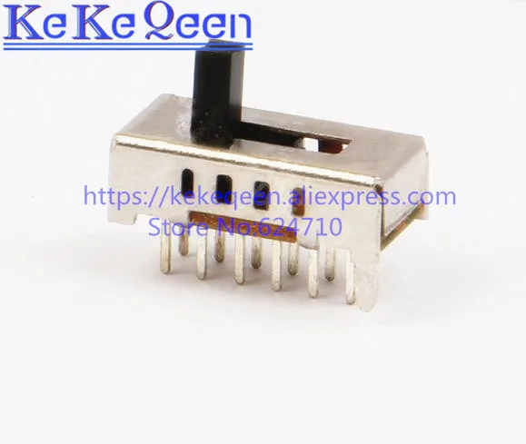 10Pcs/Lot Toggle switch SS24D02G6 SS24D02 12Pin 2P4T Slide Switch Handle High 6MM
10Pcs/Lot Toggle switch SS24D02G6 SS24D02 12Pin 2P4T Slide Switch Handle High 6MM