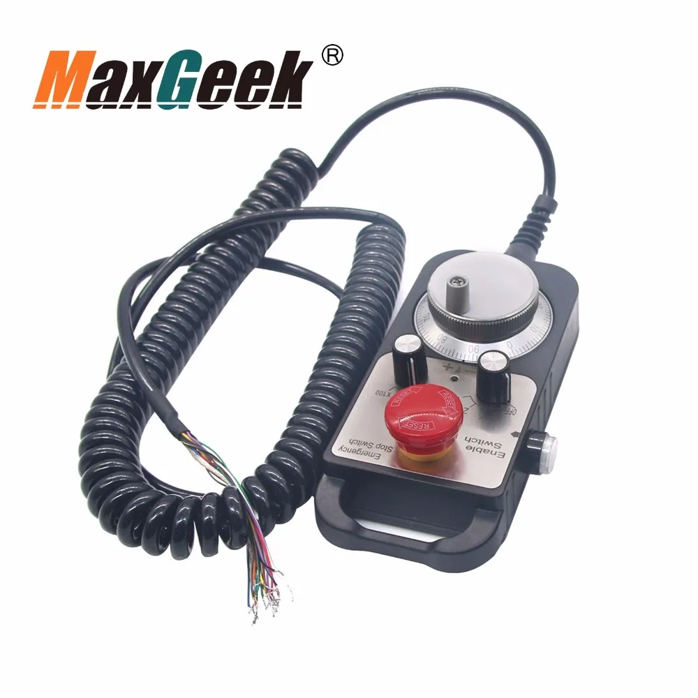 Maxgeek Universal 5V 100PPR CNC 4 Axis MPG Pendant Handwheel and Emergency Stop F/ Siemens
Maxgeek Universal 5V 100PPR CNC 4 Axis MPG Pendant Handwheel and Emergency Stop F/ Siemens