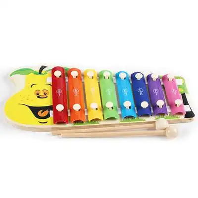 Rod Bell Metal Wood Toys Musical Instrument Cartoon Dragged Wooden Piano Baby Hand Children Kids Educational Toy Infant Playing
Rod Bell Metal Wood Toys Musical Instrument Cartoon Dragged Wooden Piano Baby Hand Children Kids Educational Toy Infant Playing