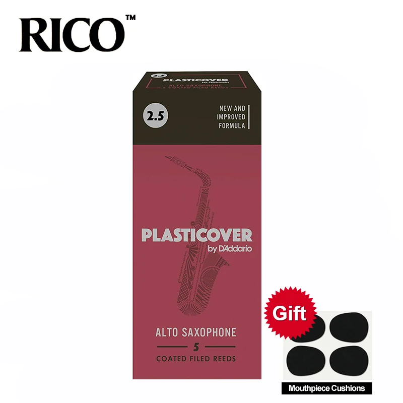 RICO Plasticover Alto Eb Vinyl waterproof Sachs reeds / Alto Sax Reeds 2.5#, 3.0#,3.5# Box of 5
RICO Plasticover Alto Eb Vinyl waterproof Sachs reeds / Alto Sax Reeds 2.5#, 3.0#,3.5# Box of 5