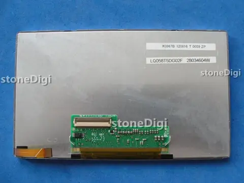LQ058T5DG02F LQ058T5DG02E LQ058T5DG02   Original 5.8  inch 480*240 TFT LCD Screen Display Panel for Car GPS Navigation