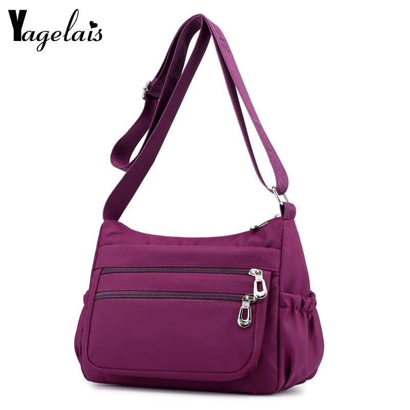 Women Fashion Solid Color Zipper Waterproof Nylon Shoulder Bag High Quality Bolsa Tote Ladies Crossbody Bag Travel Messenger Bag
Women Fashion Solid Color Zipper Waterproof Nylon Shoulder Bag High Quality Bolsa Tote Ladies Crossbody Bag Travel Messenger Bag