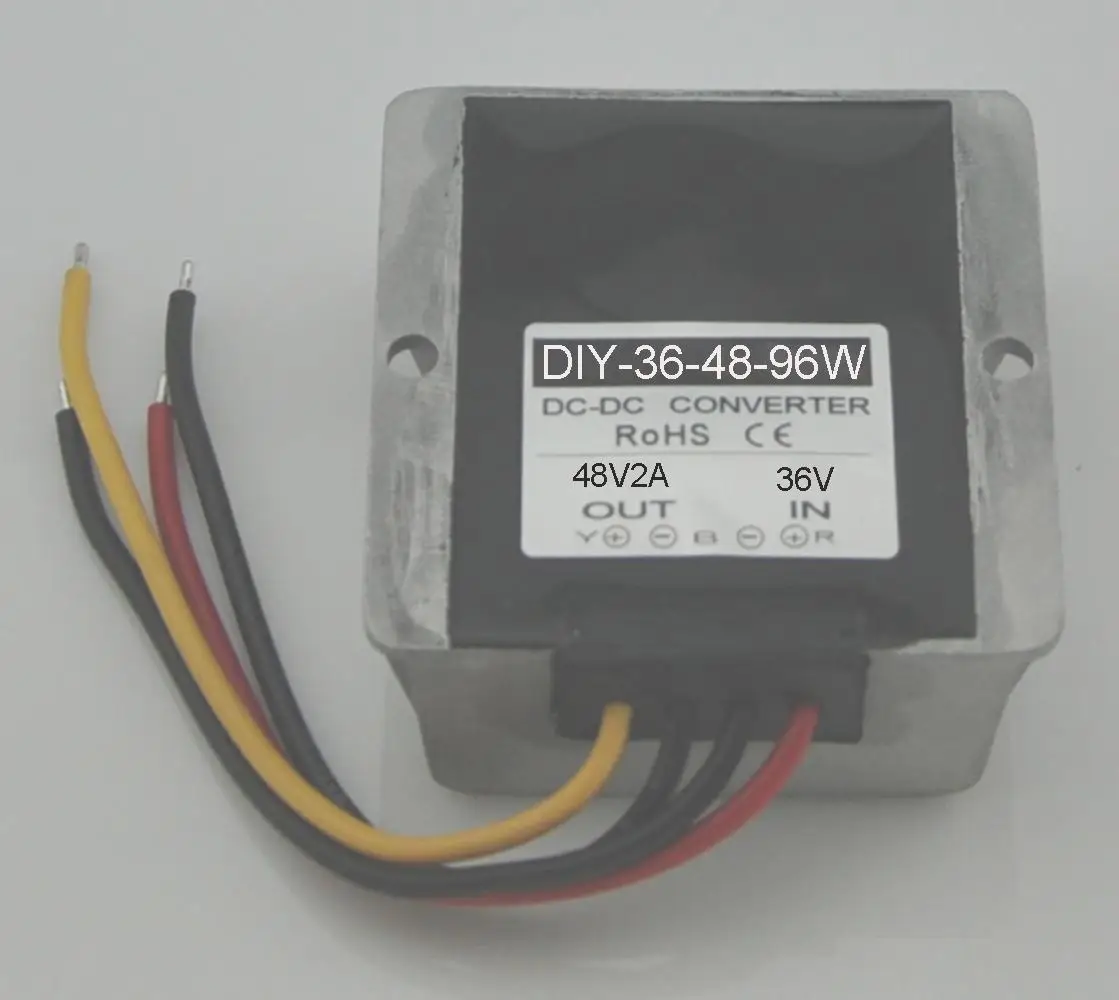 DC Converter Module 36V(25V-45V)Step up to 48V 2A Car Power Adaptor Waterproof
DC Converter Module 36V(25V-45V)Step up to 48V 2A Car Power Adaptor Waterproof