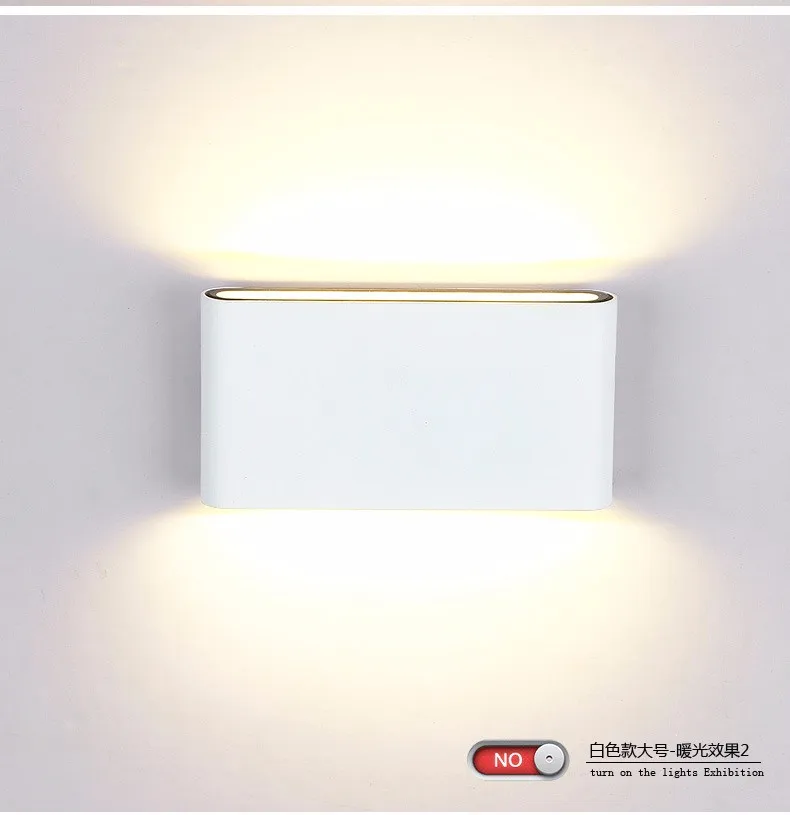 Indoor Outdoor Lighting Dimmable COB LED Wall Light 6W 12W AC85-265V Up&Down LED Wall Lamps White/Warm White Living Room Bedroom
Indoor Outdoor Lighting Dimmable COB LED Wall Light 6W 12W AC85-265V Up&Down LED Wall Lamps White/Warm White Living Room Bedroom