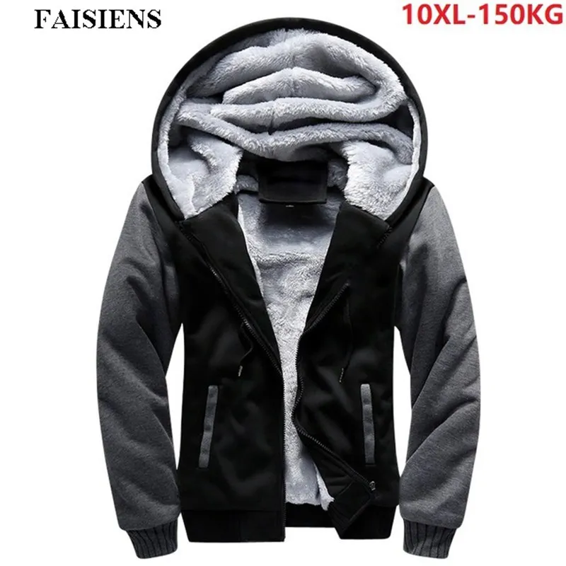 Men Sweatshirts Thick Hoodies Warm Fleece Hooded Sportwear Plus Large Size Big 8XL 9XL 10XL Zipper Winter Patchwork Outwear Coat
Men Sweatshirts Thick Hoodies Warm Fleece Hooded Sportwear Plus Large Size Big 8XL 9XL 10XL Zipper Winter Patchwork Outwear Coat