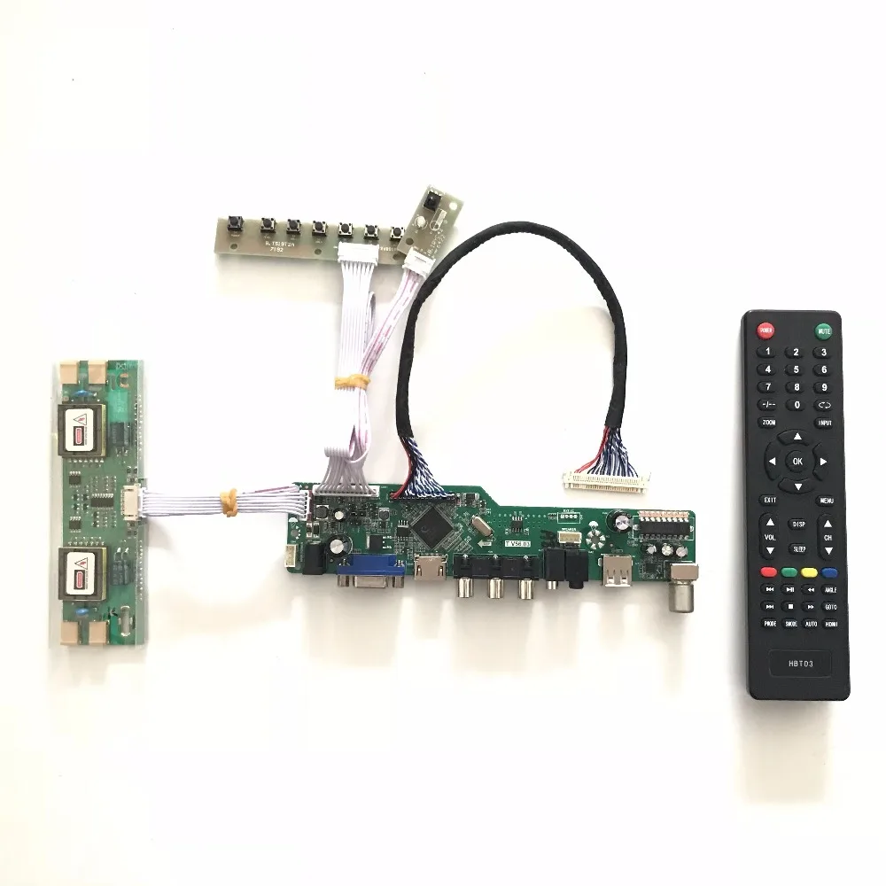 Free shipping VGA AV Audio USB TV Controller Board Kit for 1600x900 17.3 Inch B173RW01 WLED LVDS LCD controller board
Free shipping VGA AV Audio USB TV Controller Board Kit for 1600x900 17.3 Inch B173RW01 WLED LVDS LCD controller board