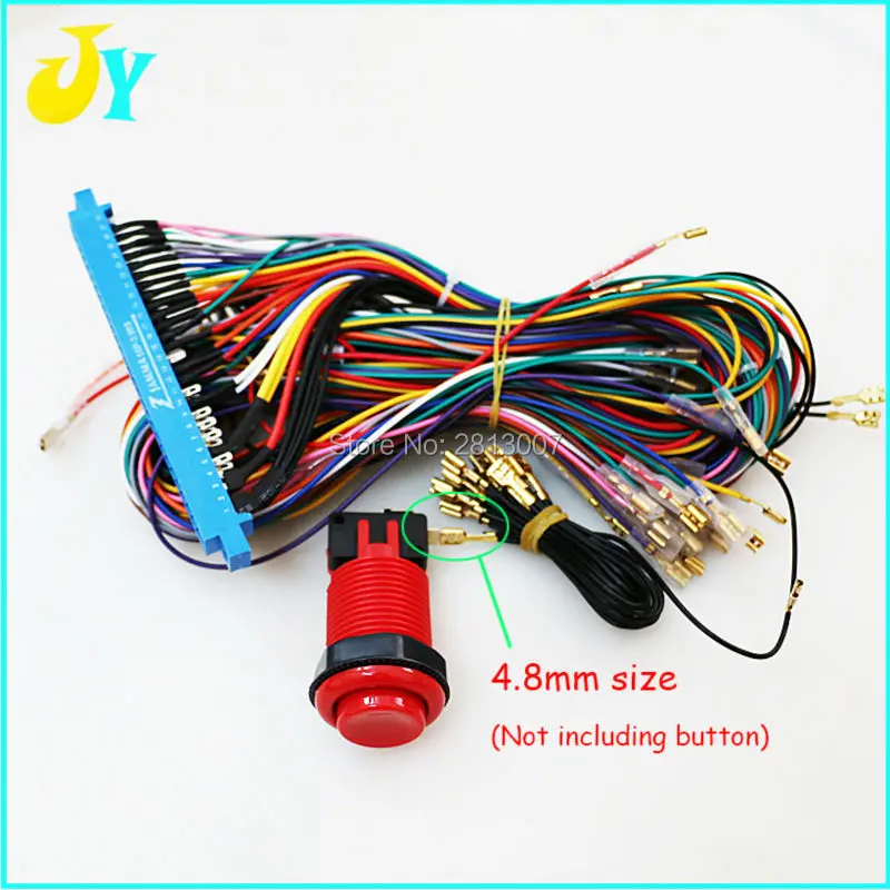 10 Jamma Harness With 5 6 Action Button Wires Jamma 28 Pin Cable For Vedio CGA Arcade PCB Board Game Machine Cabinet DIY
10 Jamma Harness With 5 6 Action Button Wires Jamma 28 Pin Cable For Vedio CGA Arcade PCB Board Game Machine Cabinet DIY