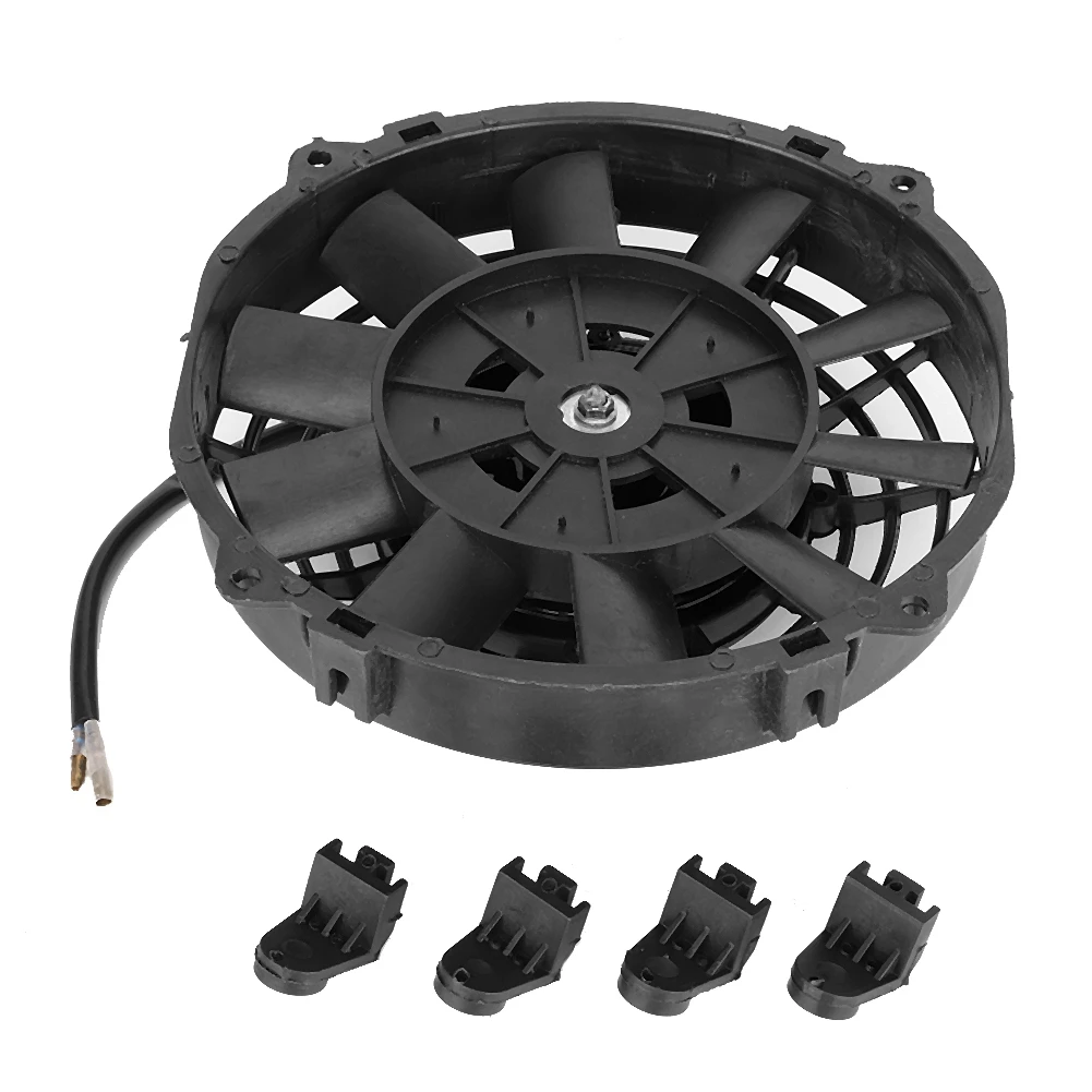 Universal Cooling Fan 8in 12V 80W Car Air Conditioner Condenser Cooling Fan Radiator cooling fan Universal fan motor Accessories
Universal Cooling Fan 8in 12V 80W Car Air Conditioner Condenser Cooling Fan Radiator cooling fan Universal fan motor Accessories