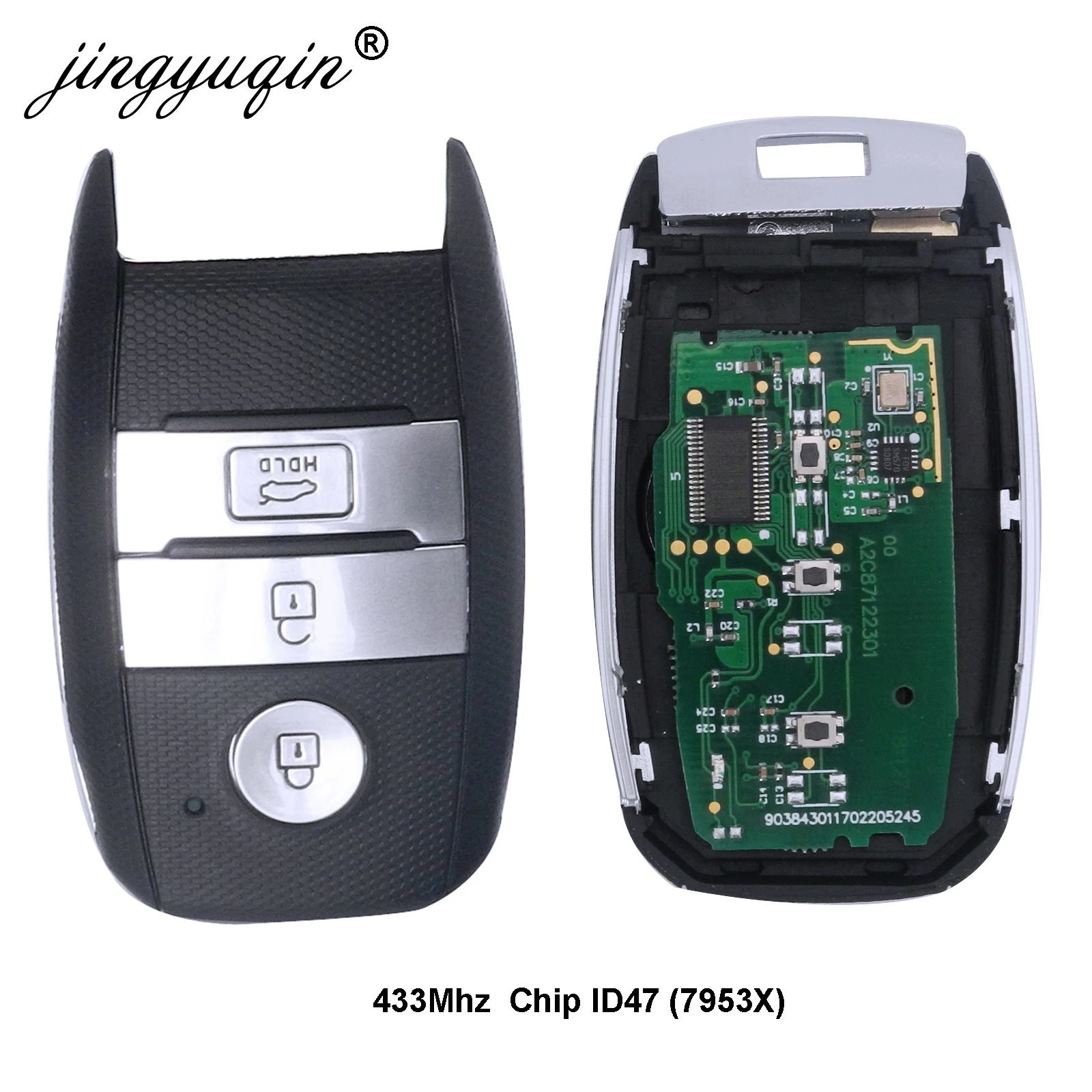 jingyuqin Car Smart Remote Key подходит для KIA K4 KX3 Sportage Sorento Rio после 2016 года ID47 Chip Key Control 433Mhz
jingyuqin Car Smart Remote Key подходит для KIA K4 KX3 Sportage Sorento Rio после 2016 года ID47 Chip Key Control 433Mhz