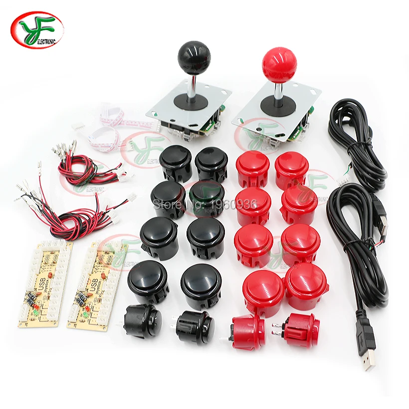 DIY Arcade game parts PC of Zero Delay Arcade DIY Kit Mame USB Encoder +Sanwa Style Joystick Push Buttons+Wire harness
DIY Arcade game parts PC of Zero Delay Arcade DIY Kit Mame USB Encoder +Sanwa Style Joystick Push Buttons+Wire harness