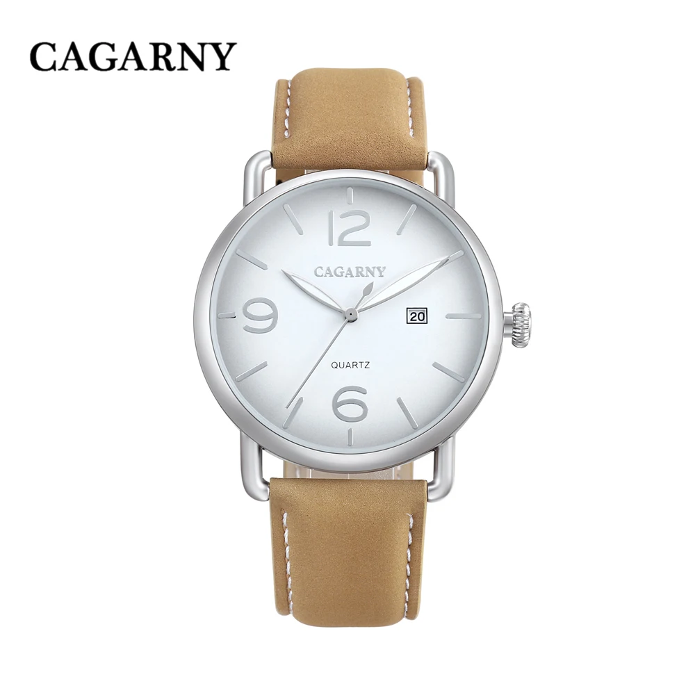 Fashion Mens Wrist Watches Cagarny Brand Genuine Leather Quartz Men Watch Casual Sport Clock Male Waterproof Relogio Masculino
Fashion Mens Wrist Watches Cagarny Brand Genuine Leather Quartz Men Watch Casual Sport Clock Male Waterproof Relogio Masculino