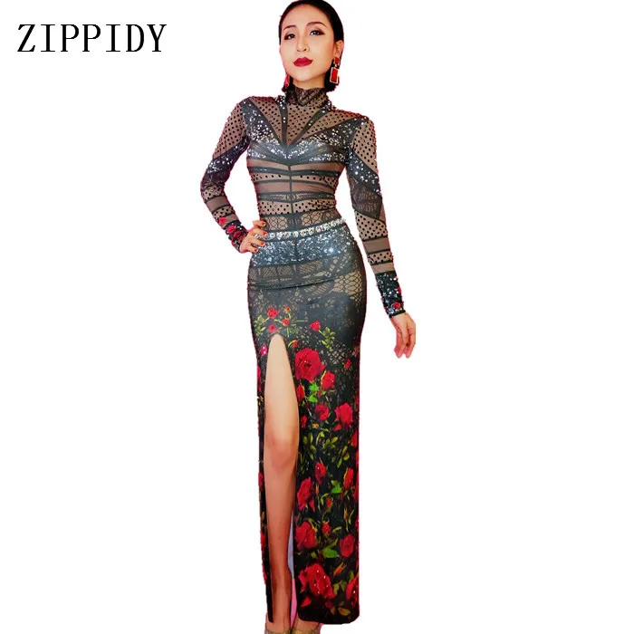 Black Rhinestones Cheongsam Dress Skinny Evening Wear Flowers Dress Women's Prom Birthday Celebrate Dresses
Black Rhinestones Cheongsam Dress Skinny Evening Wear Flowers Dress Women's Prom Birthday Celebrate Dresses