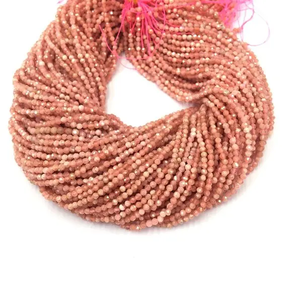 Tiny Rhodocrosite Micro Faceted Beads 2 3 4mm Natural Salmon Pink Round Rhodonite Gem stone Small Beads 15.5"strand
Tiny Rhodocrosite Micro Faceted Beads 2 3 4mm Natural Salmon Pink Round Rhodonite Gem stone Small Beads 15.5"strand