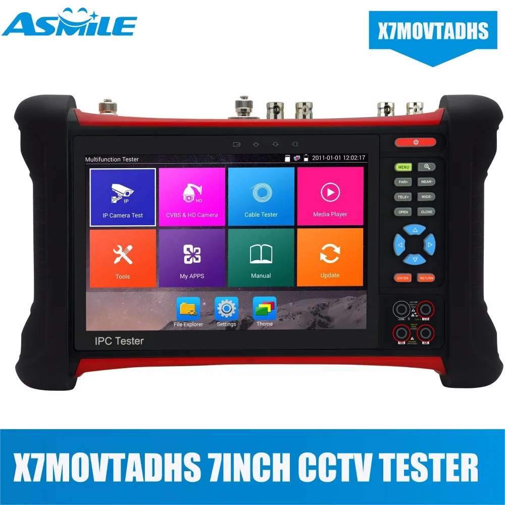 Тестер камеры H.265 4K 8MP TVI CVI AHD SDI CVBS IP 6 в 1 CCTV тестер с TDR, кабельный трассировщик, мультиметр, оптический измеритель мощности
Тестер камеры H.265 4K 8MP TVI CVI AHD SDI CVBS IP 6 в 1 CCTV тестер с TDR, кабельный трассировщик, мультиметр, оптический измеритель мощности