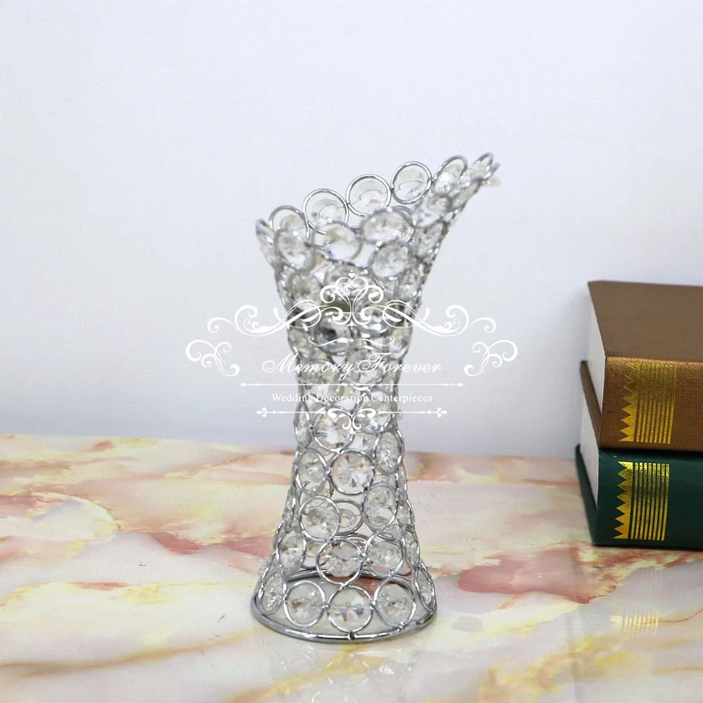 20PCS/LOT Small Candlestick Crystal Candle Holder Silver Candelabra Flower Vase Centerpiece for Wedding Decorations Anniversary
20PCS/LOT Small Candlestick Crystal Candle Holder Silver Candelabra Flower Vase Centerpiece for Wedding Decorations Anniversary