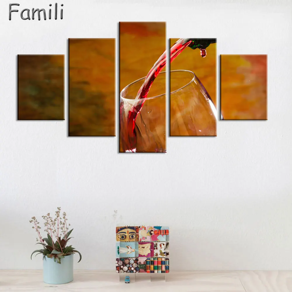 HD Printed 5 piece canvas art grape red wine glasses Oak barrels painting on canvas wall pictures for living room Free shipping
HD Printed 5 piece canvas art grape red wine glasses Oak barrels painting on canvas wall pictures for living room Free shipping