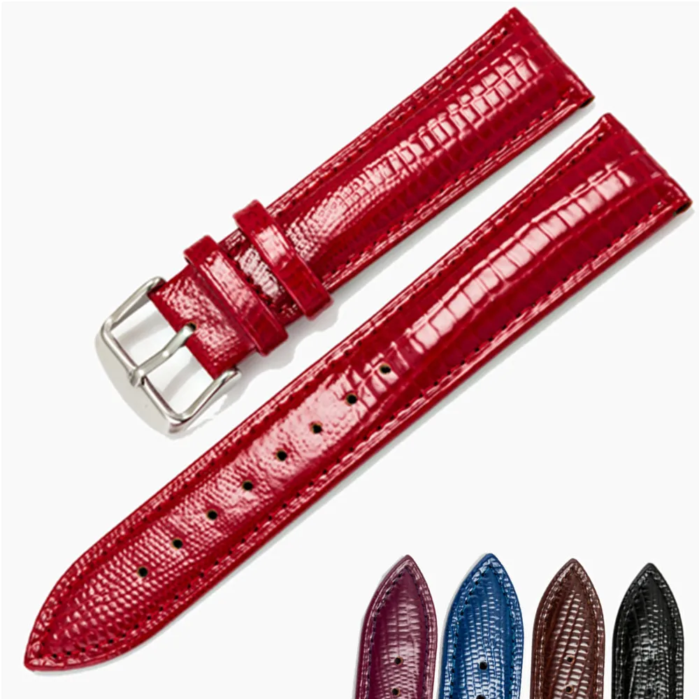 Watch band12mm 14mm 16mm 18mm 20mm Lizard Pattern Black Genuine Leather Watch bands Strap Bracelets Silver Pin Watch Buckle
Watch band12mm 14mm 16mm 18mm 20mm Lizard Pattern Black Genuine Leather Watch bands Strap Bracelets Silver Pin Watch Buckle