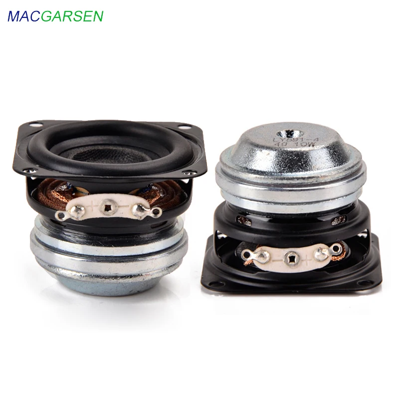 2pcs 1.5inch Portable Speaker Unit 4 ohm 10W Full Range Speaker 40mm 16 Core DIY HIFI Music Sound Bar Rubber Side Loudspeaker
2pcs 1.5inch Portable Speaker Unit 4 ohm 10W Full Range Speaker 40mm 16 Core DIY HIFI Music Sound Bar Rubber Side Loudspeaker