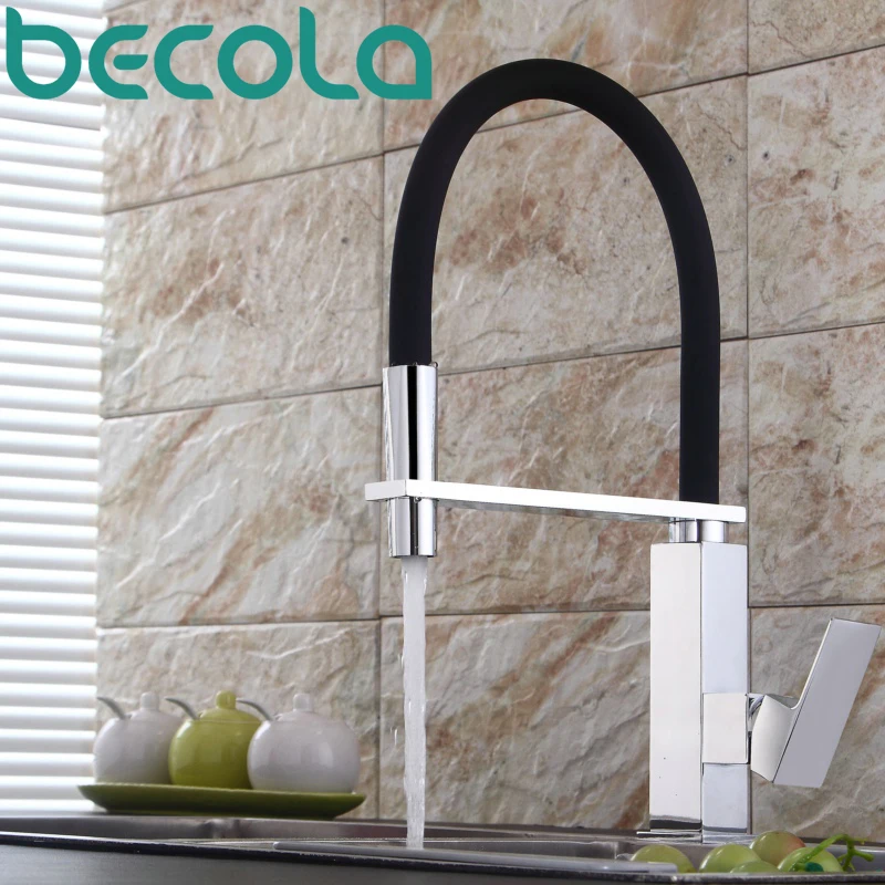 Новый дизайн, латунный кухонный кран Becola, выдвижной смеситель для раковины, поворотный на 360 градусов, кухонный кран
Новый дизайн, латунный кухонный кран Becola, выдвижной смеситель для раковины, поворотный на 360 градусов, кухонный кран