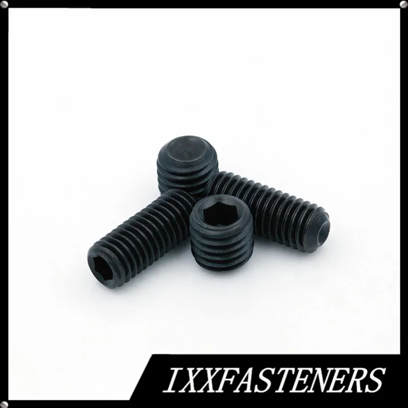 DIN916 M3 M4 M5 M6 M8 M10 SET SCREWS Black Alloy 45H Hexagon Socket Set Screws with Cup Point
DIN916 M3 M4 M5 M6 M8 M10 SET SCREWS Black Alloy 45H Hexagon Socket Set Screws with Cup Point