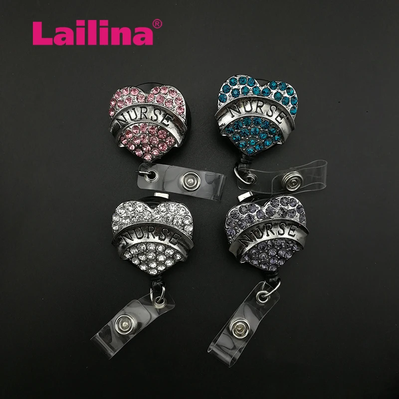 10pcs/lot Four colors Nurse Heart Retractable Badge Reel Heart Nurse Medical Badge Holder
10pcs/lot Four colors Nurse Heart Retractable Badge Reel Heart Nurse Medical Badge Holder