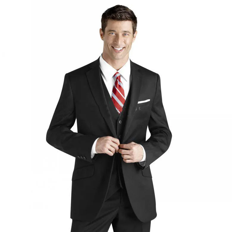 TOP SALE/Side Slit Black One button Notch Lapel Groom Tuxedos Groomsmen Men Wedding Suits Bridegroomwedding men clothes
TOP SALE/Side Slit Black One button Notch Lapel Groom Tuxedos Groomsmen Men Wedding Suits Bridegroomwedding men clothes