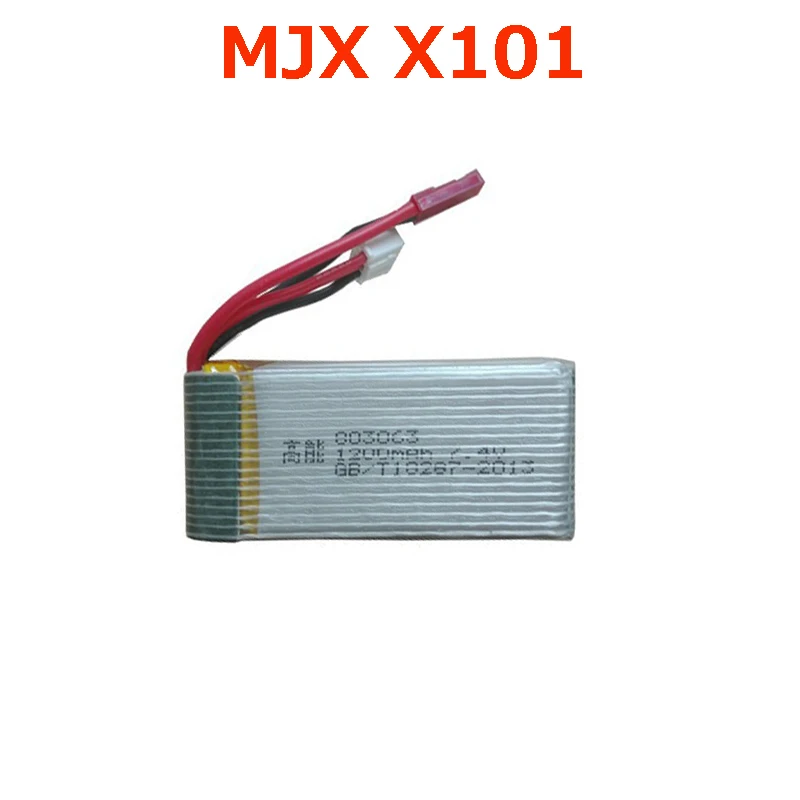 MJX X101 Battery 7.4v 1200mah Battery For MJX X101 Rc Quadcopter Spare part Original MJX product
MJX X101 Battery 7.4v 1200mah Battery For MJX X101 Rc Quadcopter Spare part Original MJX product