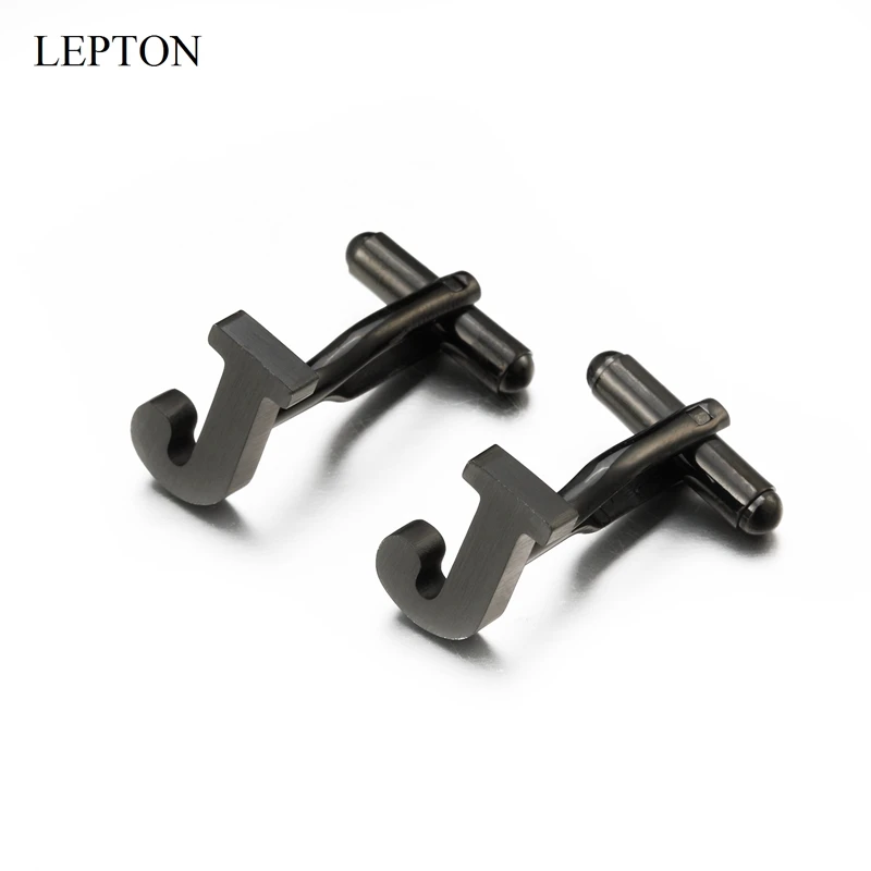 Lepton Stainless steel Letters J Cufflinks for Mens Black & Silver Color Letters J of alphabet Cuff links Men Shirt Cuffs Button
Lepton Stainless steel Letters J Cufflinks for Mens Black & Silver Color Letters J of alphabet Cuff links Men Shirt Cuffs Button
