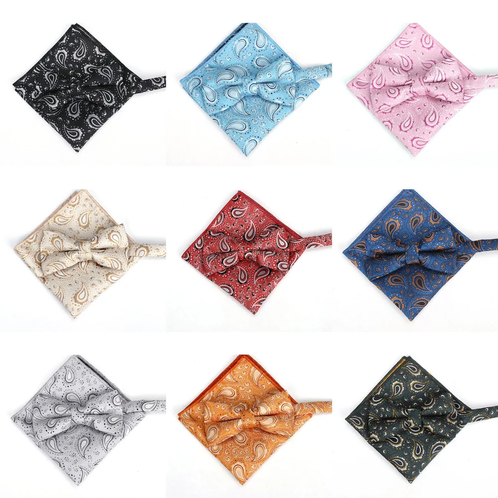 Men Vintage Paisley Pre-tied Bowtie Pocket Square Set Wedding Bow Tie Hanky Lot BWTYF0290
Men Vintage Paisley Pre-tied Bowtie Pocket Square Set Wedding Bow Tie Hanky Lot BWTYF0290