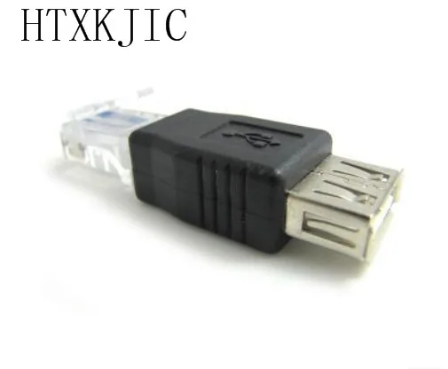 New High Quality USB Type A Female To RJ45 Male Ethernet Adapter Router Connector Plug Socket
New High Quality USB Type A Female To RJ45 Male Ethernet Adapter Router Connector Plug Socket