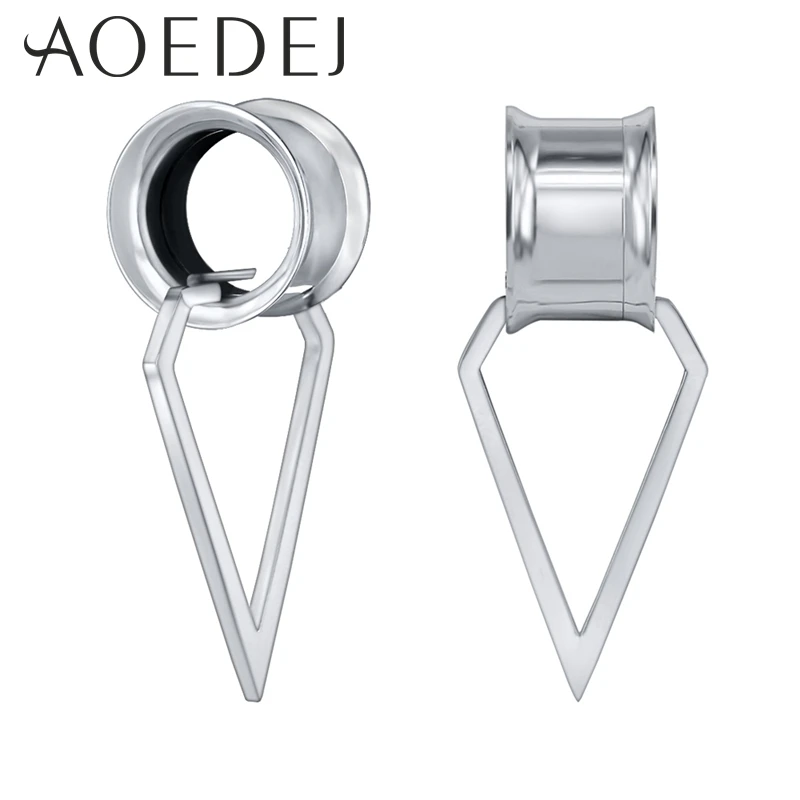 AOEDEJ 316L Stainless Steel Ear Tunnel Ear Expander Piercing Ear Stretchers Triangle Tunnels Dilataciones oreja Piercing 10mm
AOEDEJ 316L Stainless Steel Ear Tunnel Ear Expander Piercing Ear Stretchers Triangle Tunnels Dilataciones oreja Piercing 10mm