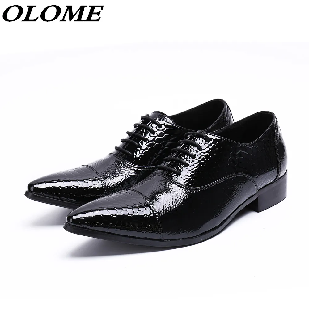 Zapatilla hombre fashion mens patent leather black shoes pointed toe office oxford shoes for men lace up crocodile elegant shoe
Zapatilla hombre fashion mens patent leather black shoes pointed toe office oxford shoes for men lace up crocodile elegant shoe