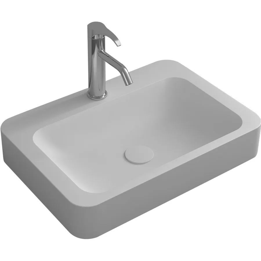Bathroom Square Wash Basin Solid Surface Resin Counter Top Vanity Washbasin European Design 2006A
Bathroom Square Wash Basin Solid Surface Resin Counter Top Vanity Washbasin European Design 2006A