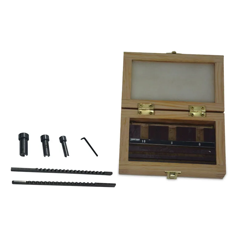 HSS Keyway Broach Set Metric Sized 6pcs 2mm 3mm Broaches 6/8/10 Collared Bushings with Shims CNC Cutting Tools knife
HSS Keyway Broach Set Metric Sized 6pcs 2mm 3mm Broaches 6/8/10 Collared Bushings with Shims CNC Cutting Tools knife