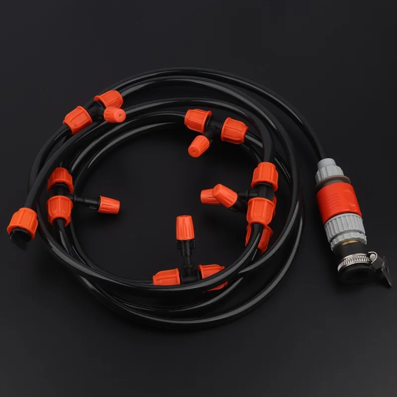 2-8m Hi-Quality Micro Drip Irrigation System Kits Greenhouse Lawn Watering Kits Cooling System Adjustable Atomizing Nozzle
2-8m Hi-Quality Micro Drip Irrigation System Kits Greenhouse Lawn Watering Kits Cooling System Adjustable Atomizing Nozzle