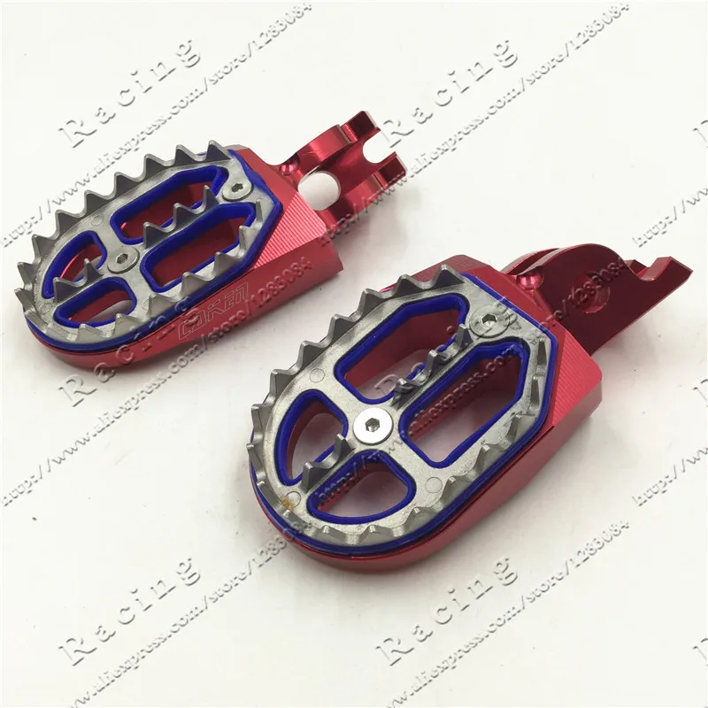 CR125 250 500 CRF 250 450R Billet CNC Foot Pegs Pedals Rests Motorcycle Motocross Supermoto Free Shipping
CR125 250 500 CRF 250 450R Billet CNC Foot Pegs Pedals Rests Motorcycle Motocross Supermoto Free Shipping