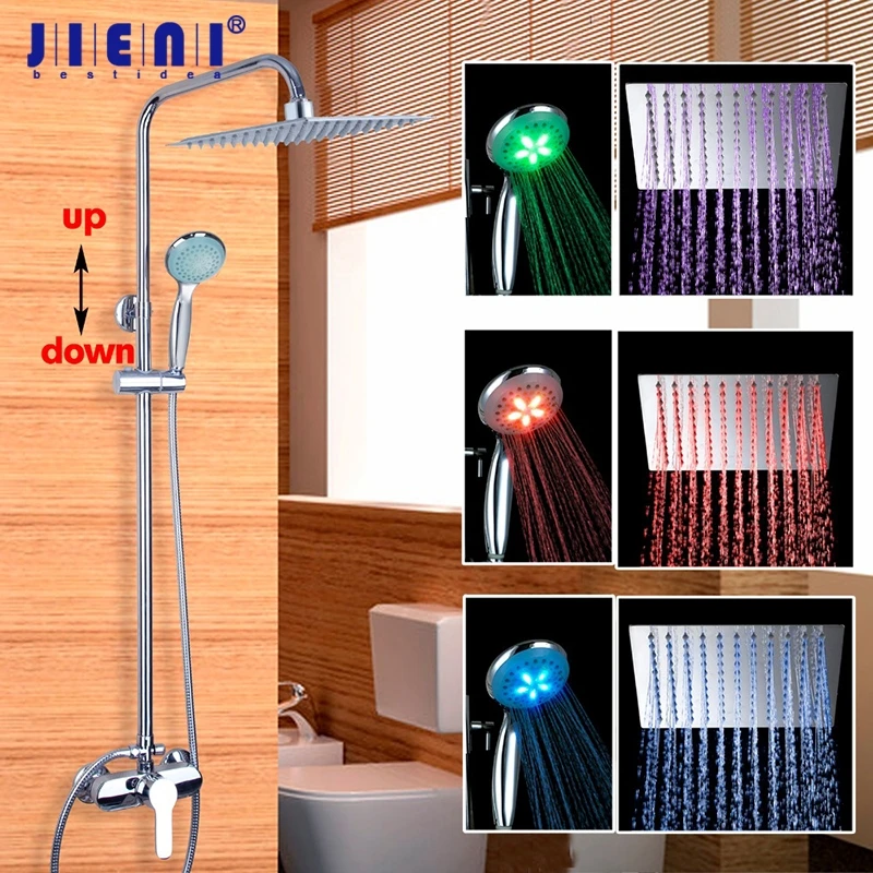 Rainfall Bathroom Shower Set Faucet with 8" Ultrathin Showerhead ABS Hand Shower Swivel Bathtub Tap Adjust Height
Rainfall Bathroom Shower Set Faucet with 8" Ultrathin Showerhead ABS Hand Shower Swivel Bathtub Tap Adjust Height