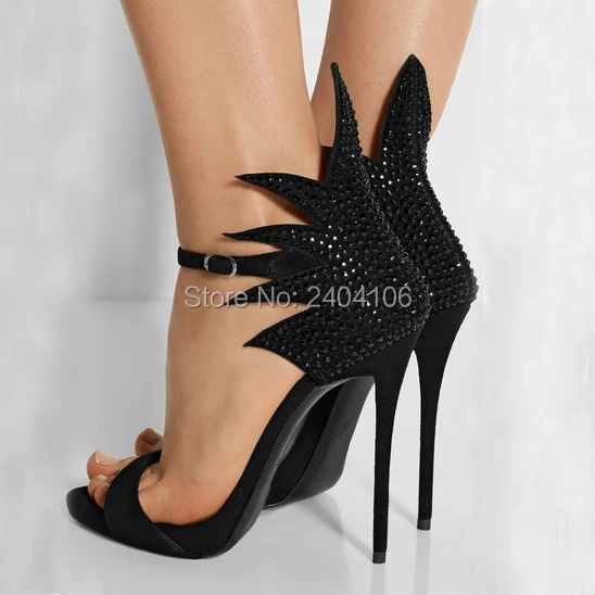 Black Red Beige Suede Ladies Party Shoes Summer Open Toe Sexy Stiletto High Heels Sandalias Rhinestone Studded Platform Sandals
Black Red Beige Suede Ladies Party Shoes Summer Open Toe Sexy Stiletto High Heels Sandalias Rhinestone Studded Platform Sandals