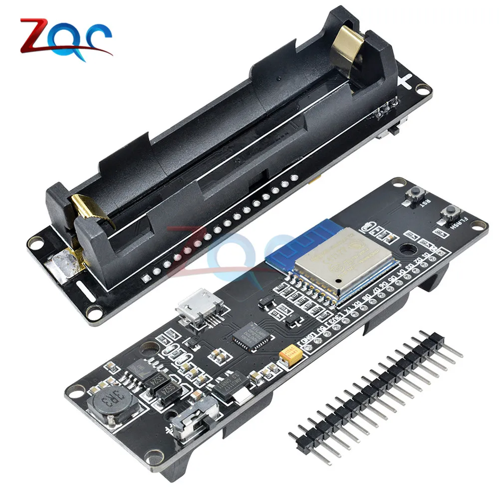Для WeMos D1 ESP-WROOM-02 материнская плата ESP8266 Мини WiFi Nodemcu модуль 18650 батарея с микро-usb переключателем