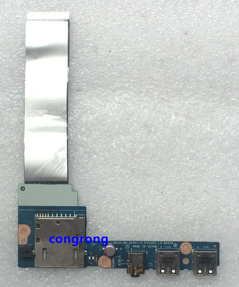 Для Lenovo IdeaPad S300 S310 S400 S405 S410 S415 S435 S40-70 устройство для чтения карт USB аудио доска w/Лента LS-8953P USB разъем
Для Lenovo IdeaPad S300 S310 S400 S405 S410 S415 S435 S40-70 устройство для чтения карт USB аудио доска w/Лента LS-8953P USB разъем