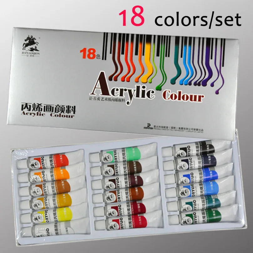 18 colors 12ml Textile Fabric Paints set Cloth painting Acrylic paint Drawing Art pen set Deco Art
18 colors 12ml Textile Fabric Paints set Cloth painting Acrylic paint Drawing Art pen set Deco Art