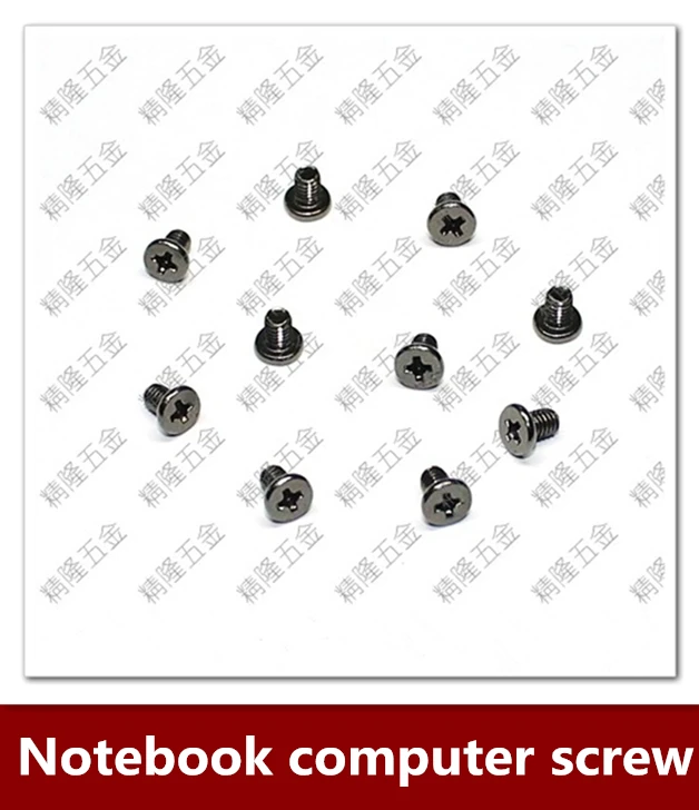 HOT SALE 500pcs/lot Notebook repair flat head screw CM2.5*3.5 head 4.5 back cover screw and hard black nickel
HOT SALE 500pcs/lot Notebook repair flat head screw CM2.5*3.5 head 4.5 back cover screw and hard black nickel