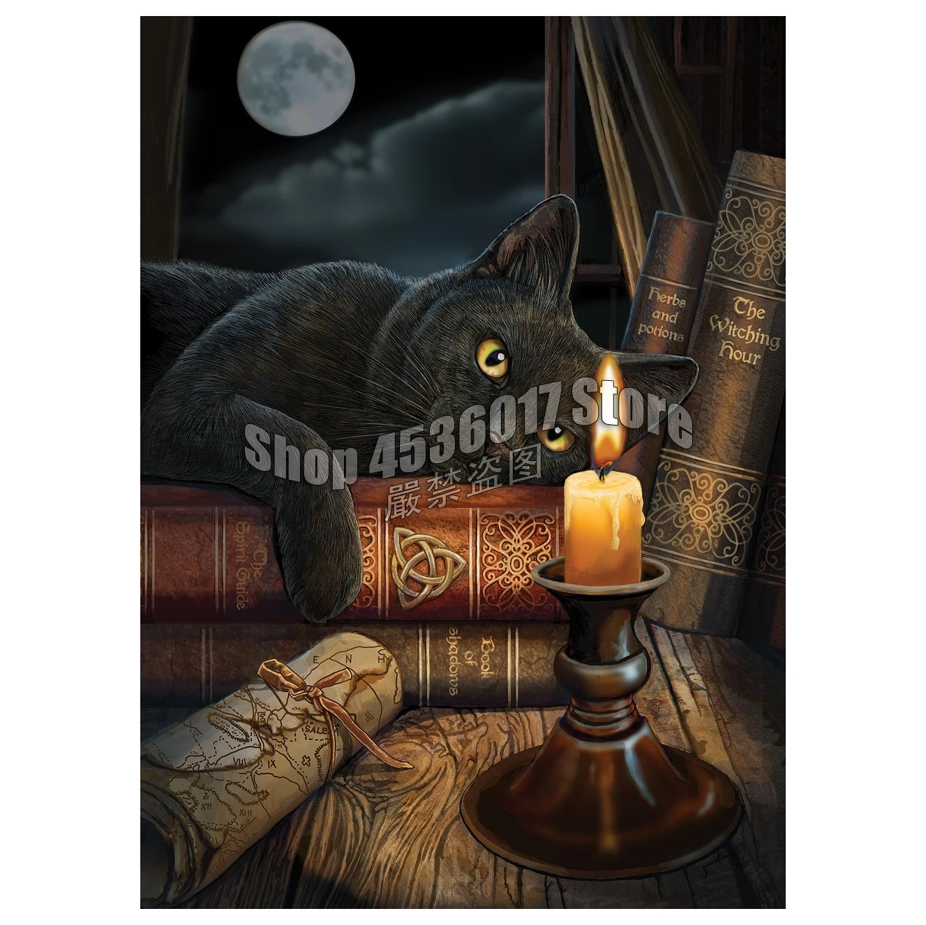 5D Diy Diamond Painting Halloween Holiday Cross Stitch Embroidery Wall Sticker Diamond Mosaic Literature Cats Crafts Rhinestone
5D Diy Diamond Painting Halloween Holiday Cross Stitch Embroidery Wall Sticker Diamond Mosaic Literature Cats Crafts Rhinestone