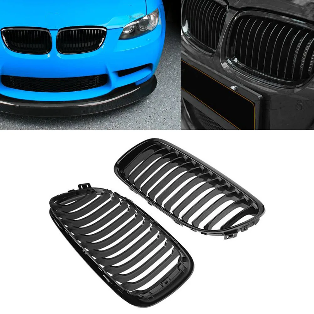 Front Kidney Grille For BMW E90 3-Series E90 E91 LCI 323i 325i 328i 330i 335i 2008 2009 2010 2011 4DR Gloss Black Dual Line ABS
Front Kidney Grille For BMW E90 3-Series E90 E91 LCI 323i 325i 328i 330i 335i 2008 2009 2010 2011 4DR Gloss Black Dual Line ABS