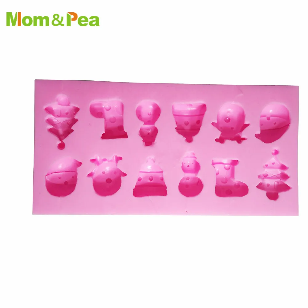 Рождественская силиконовая форма Mom & Pea MPA0782 для украшения торта, 3D форма для помадки, пищевого класса
Рождественская силиконовая форма Mom & Pea MPA0782 для украшения торта, 3D форма для помадки, пищевого класса