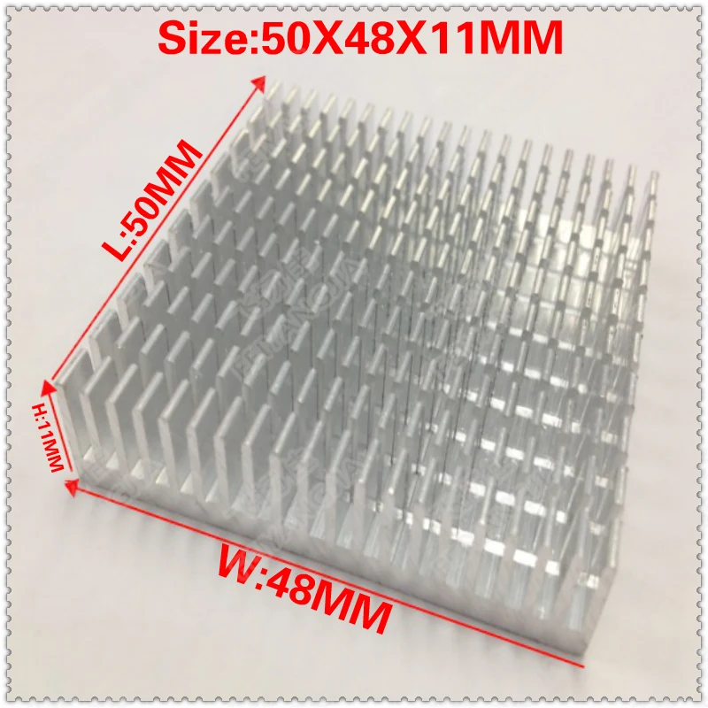 (Free shipping )10Pcs precision grooved aluminum radiator module heat conducting plate 50X48X11MM
(Free shipping )10Pcs precision grooved aluminum radiator module heat conducting plate 50X48X11MM
