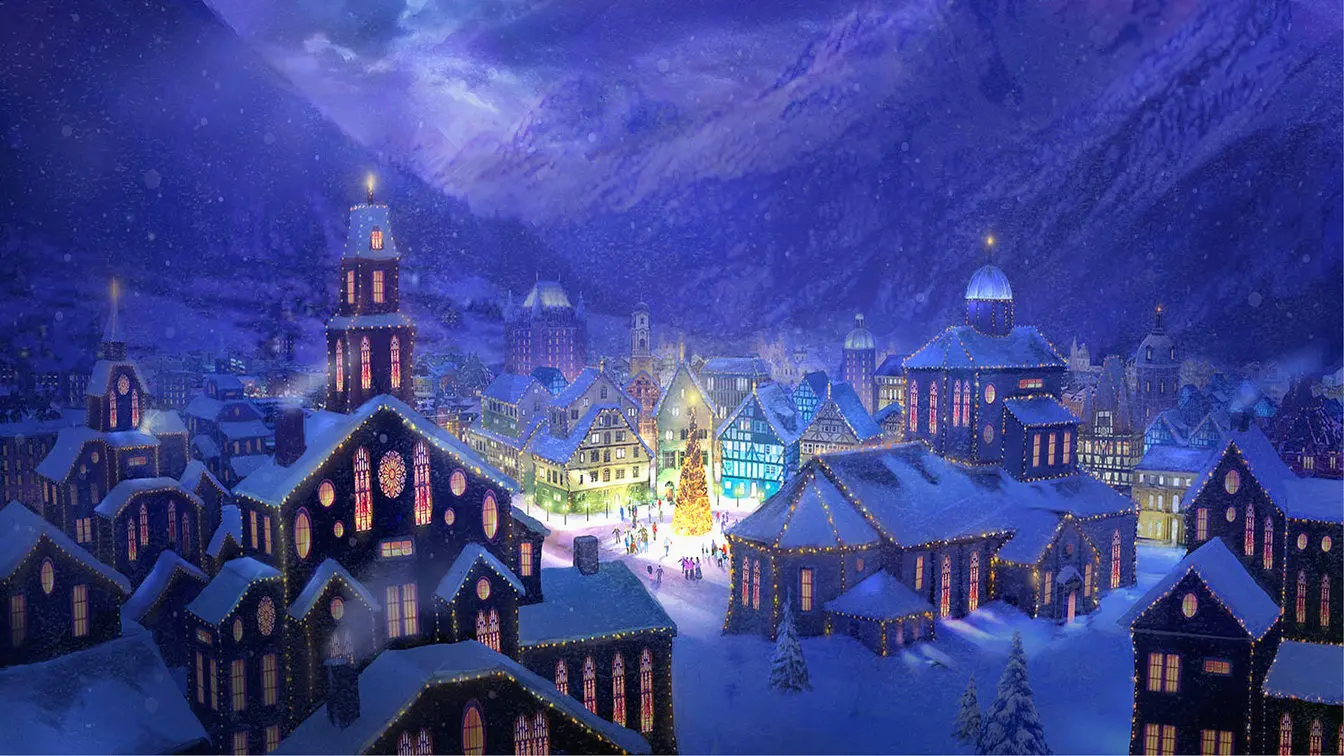 Christmas Village cottage night snow backdrops High quality Computer print party backgrounds
Christmas Village cottage night snow backdrops High quality Computer print party backgrounds