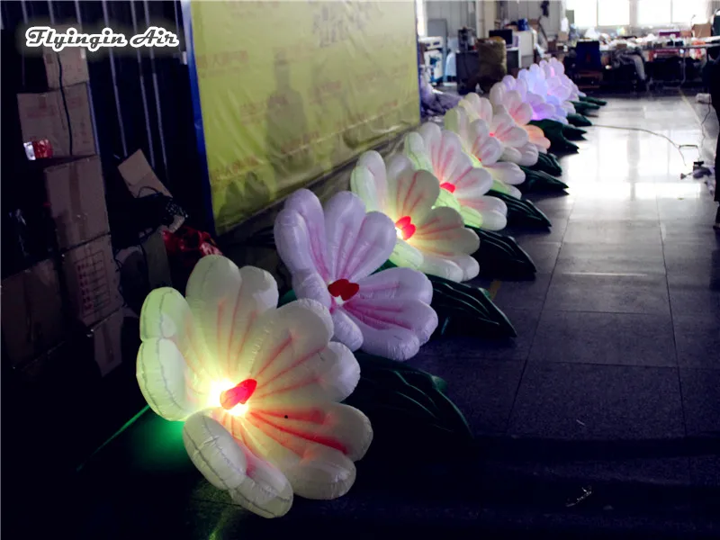 Appearance Props Customized Blossoming Lighting Inflatable Artificial Flower Chain 8m/10m Length For Stage Decoration
Appearance Props Customized Blossoming Lighting Inflatable Artificial Flower Chain 8m/10m Length For Stage Decoration