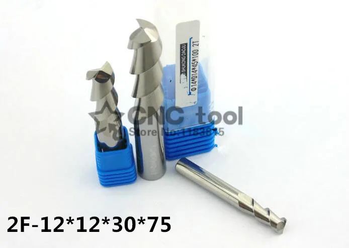 2 Flute 2F-12*12*30*75 CNC tool tungsten alloy milling cutter special flat aluminum alloy cutter aluminum alloy milling cutter
2 Flute 2F-12*12*30*75 CNC tool tungsten alloy milling cutter special flat aluminum alloy cutter aluminum alloy milling cutter