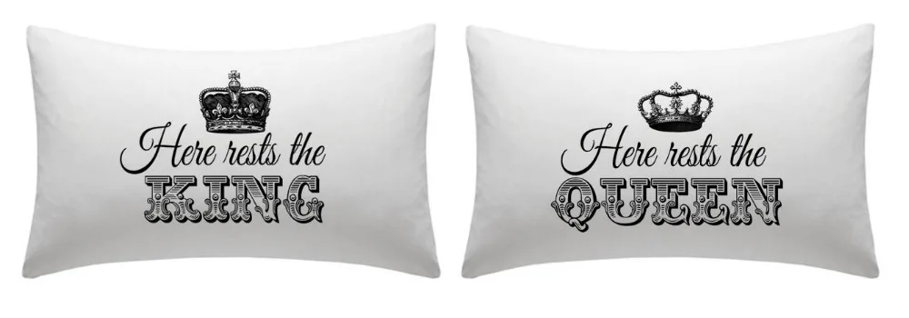 Custom Couple Pillow Cases Here Rests King Queen Crown His Her Wedding Pillow Set Funny Pillowcase Couples Cover Valentine Gifts
Custom Couple Pillow Cases Here Rests King Queen Crown His Her Wedding Pillow Set Funny Pillowcase Couples Cover Valentine Gifts